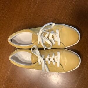 Josef Seibel size 39 (8 US) yellow sneakers